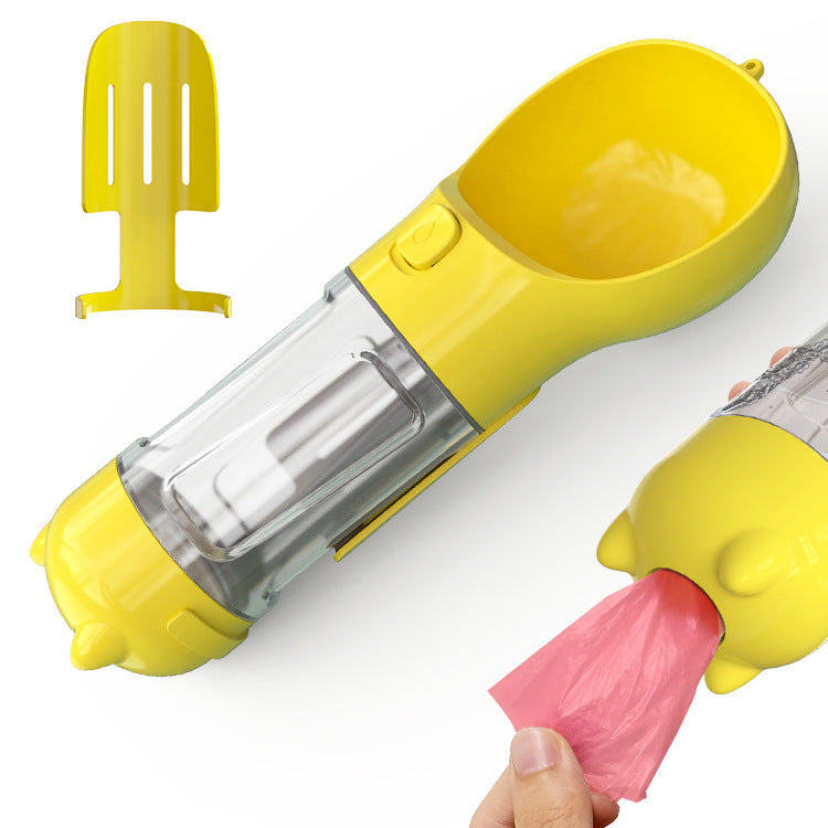 Feeder Bowl Garbage Bag Storage Portable Water Bottle
