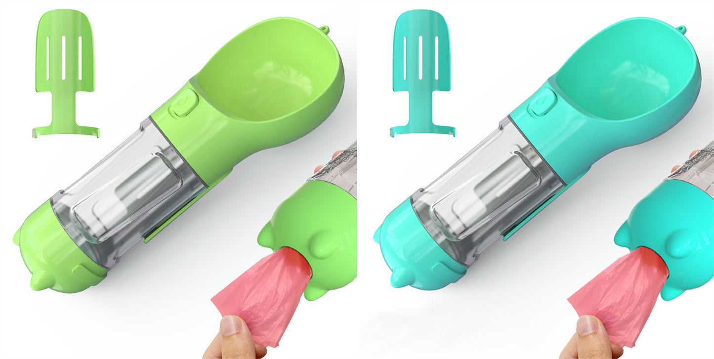 Feeder Bowl Garbage Bag Storage Portable Water Bottle