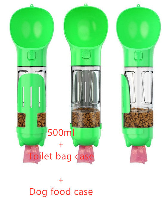 Feeder Bowl Garbage Bag Storage Portable Water Bottle