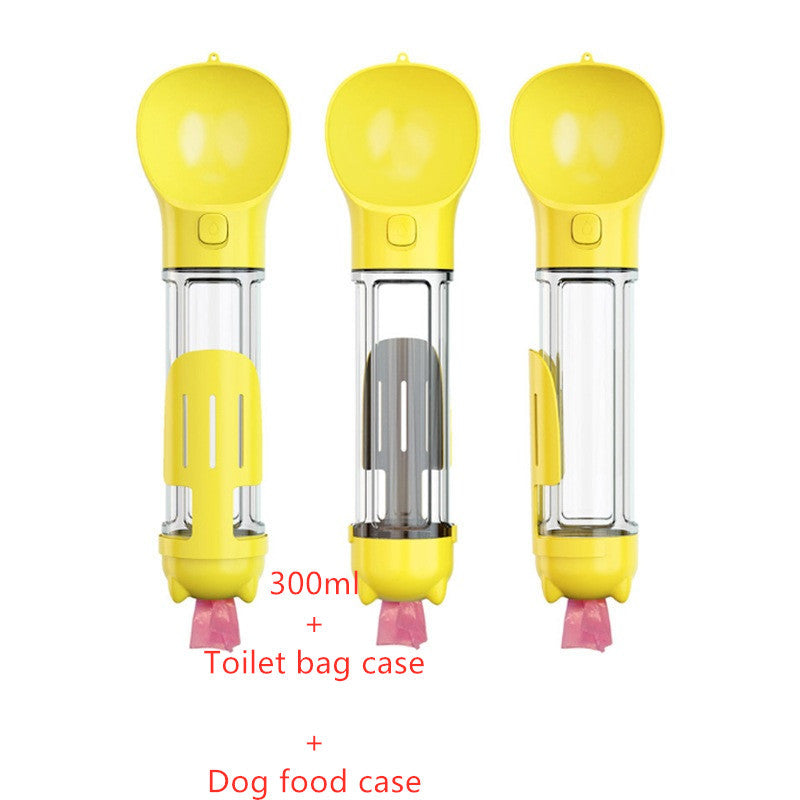 Feeder Bowl Garbage Bag Storage Portable Water Bottle