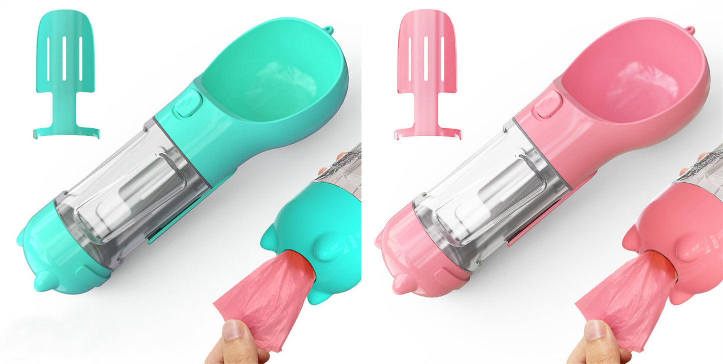 Feeder Bowl Garbage Bag Storage Portable Water Bottle