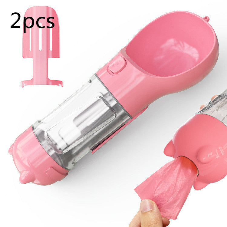 Feeder Bowl Garbage Bag Storage Portable Water Bottle