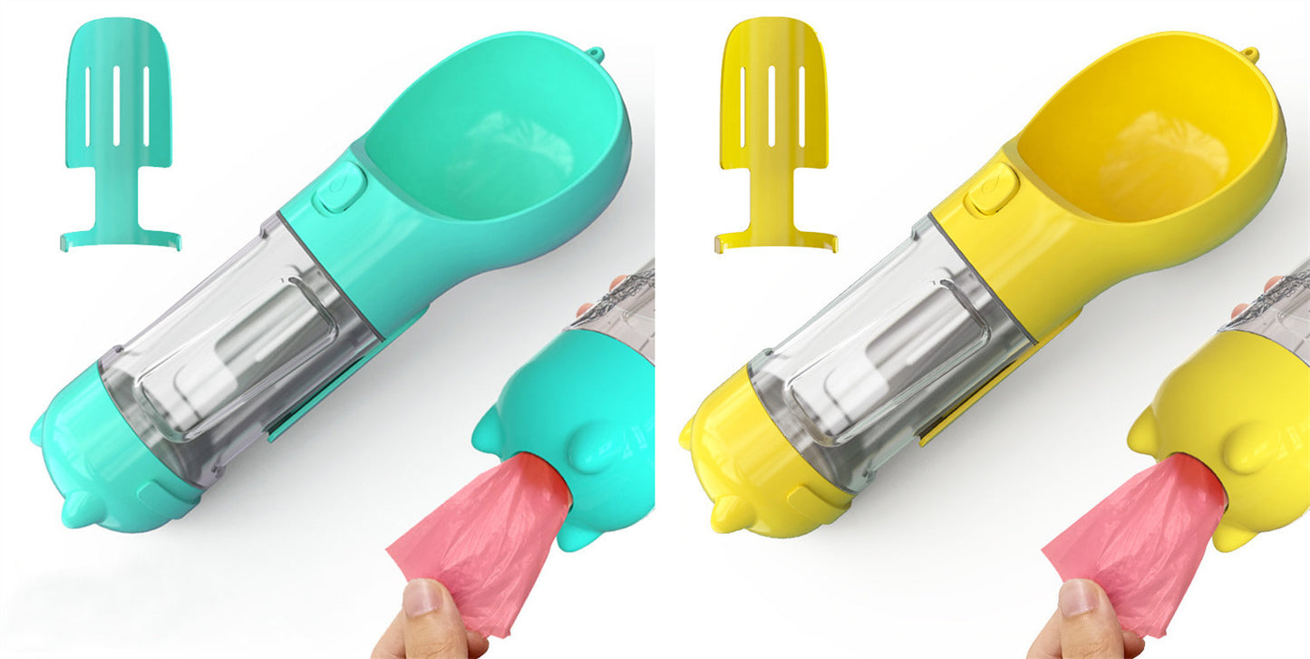 Feeder Bowl Garbage Bag Storage Portable Water Bottle