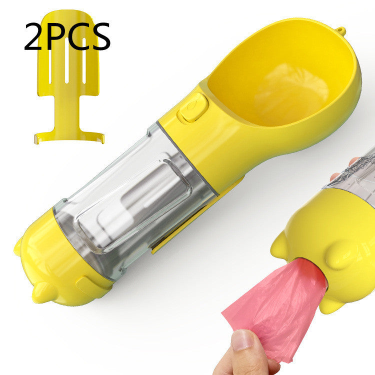 Feeder Bowl Garbage Bag Storage Portable Water Bottle
