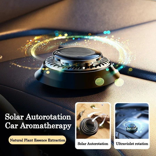 Solar Powered Double Ring Rotating Air Cleaner Perfume Fragrance Diffuser