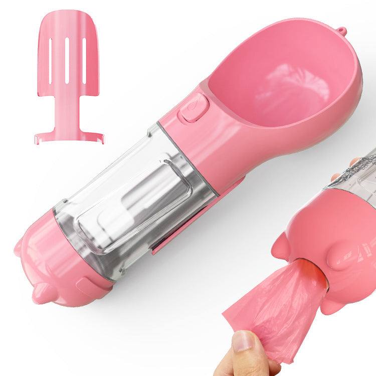 Feeder Bowl Garbage Bag Storage Portable Water Bottle