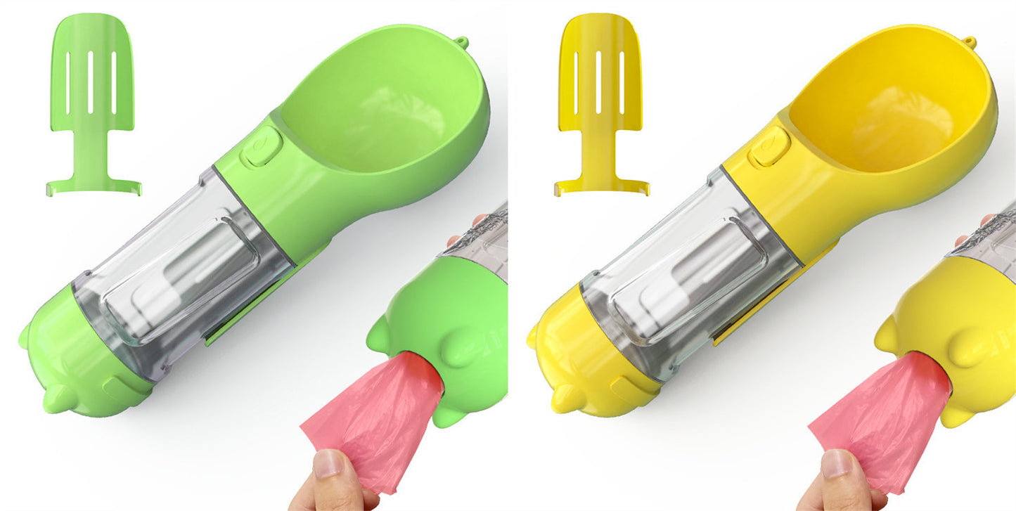 Feeder Bowl Garbage Bag Storage Portable Water Bottle