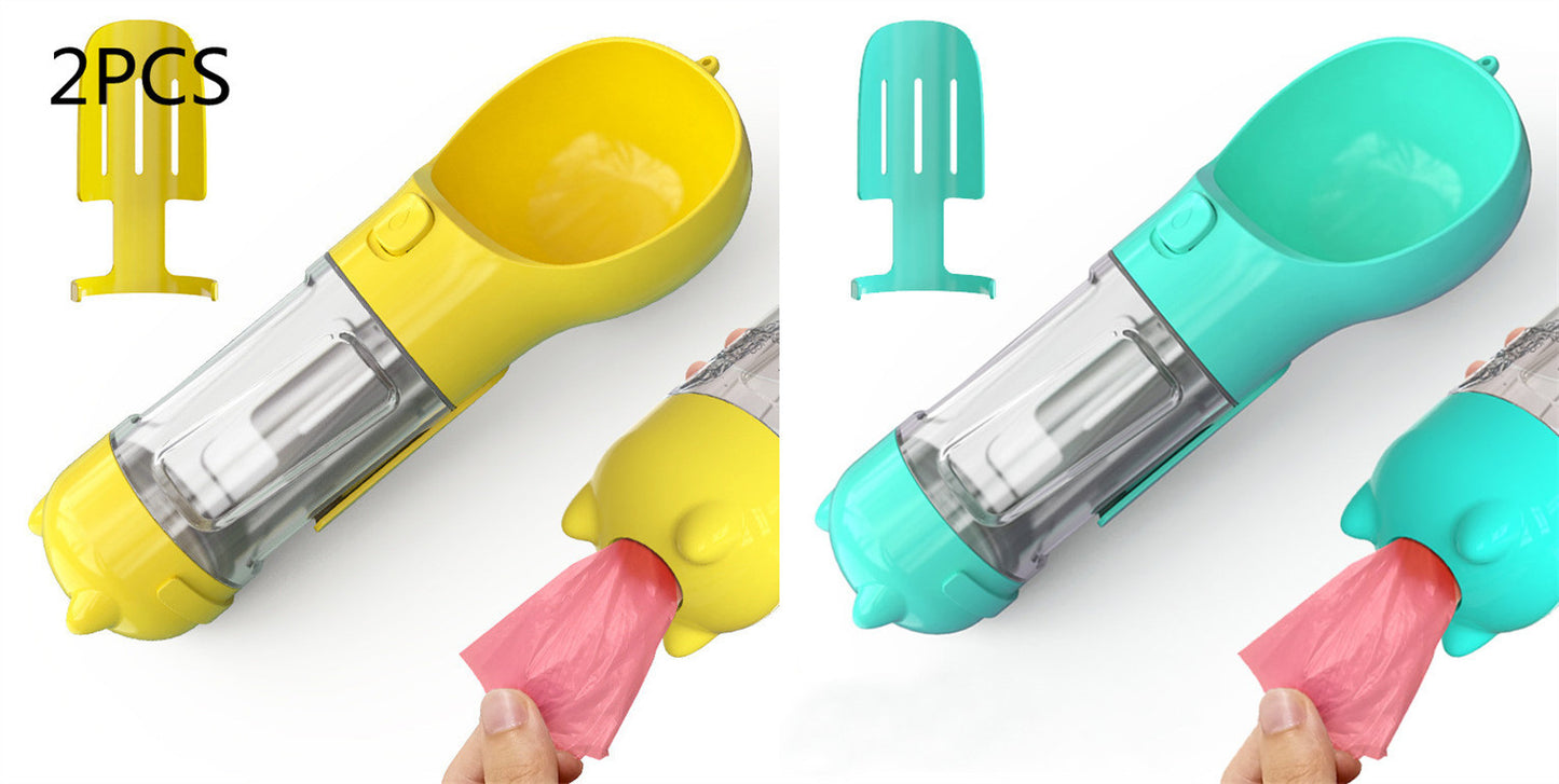 Feeder Bowl Garbage Bag Storage Portable Water Bottle