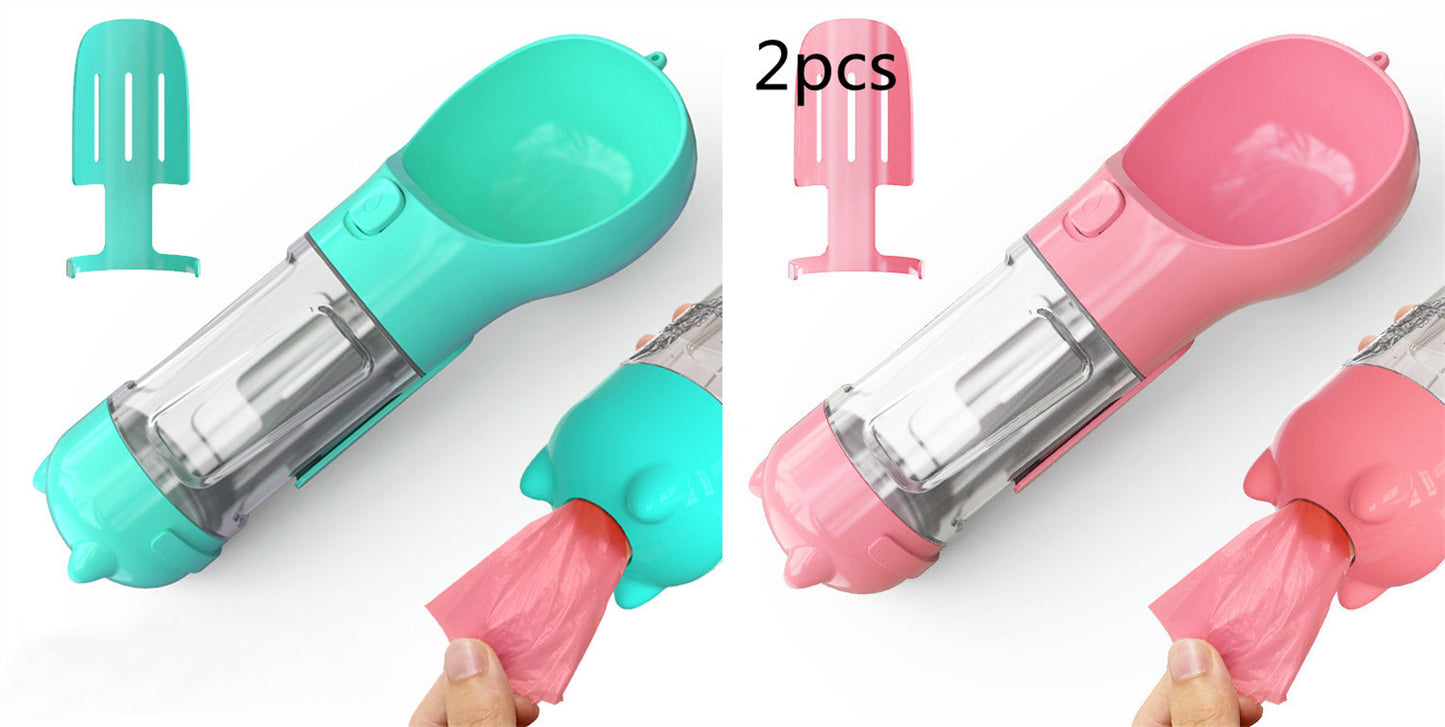 Feeder Bowl Garbage Bag Storage Portable Water Bottle