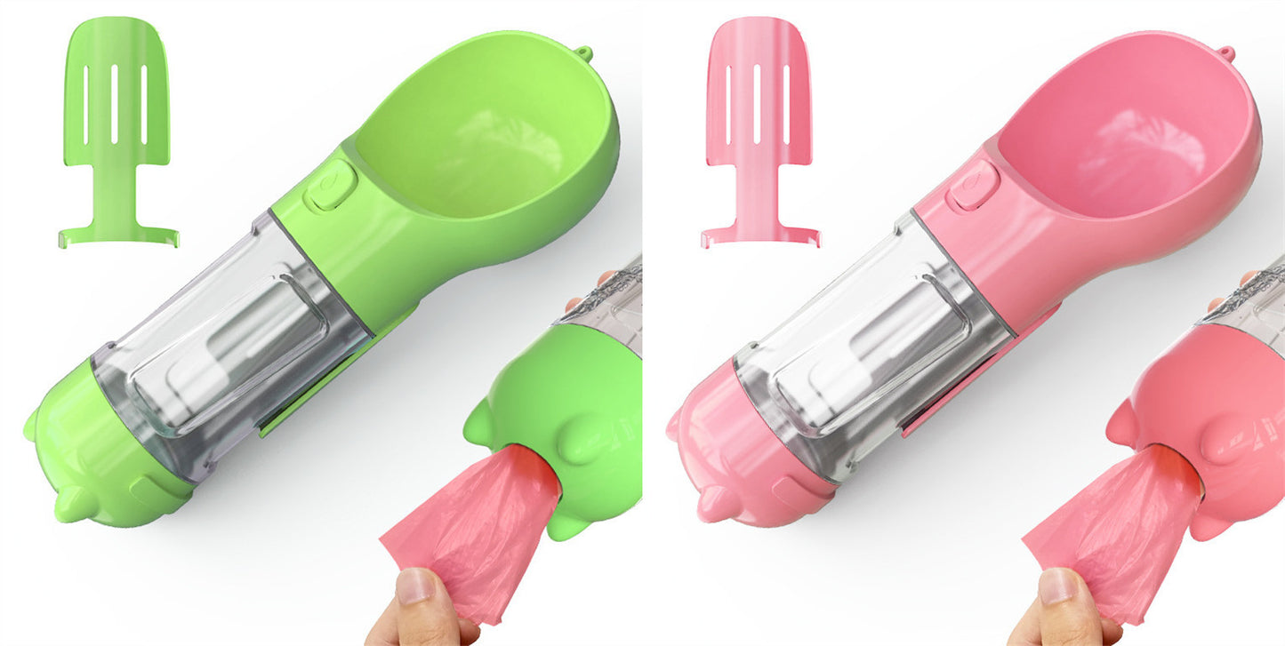 Feeder Bowl Garbage Bag Storage Portable Water Bottle