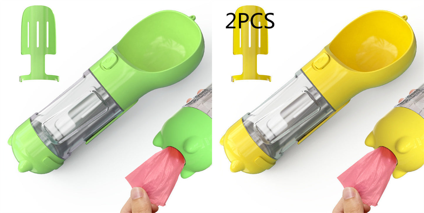 Feeder Bowl Garbage Bag Storage Portable Water Bottle