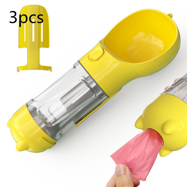 Feeder Bowl Garbage Bag Storage Portable Water Bottle