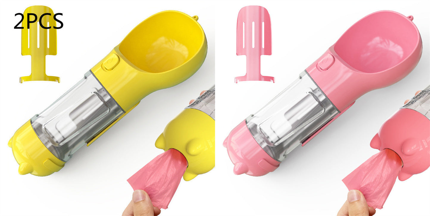 Feeder Bowl Garbage Bag Storage Portable Water Bottle