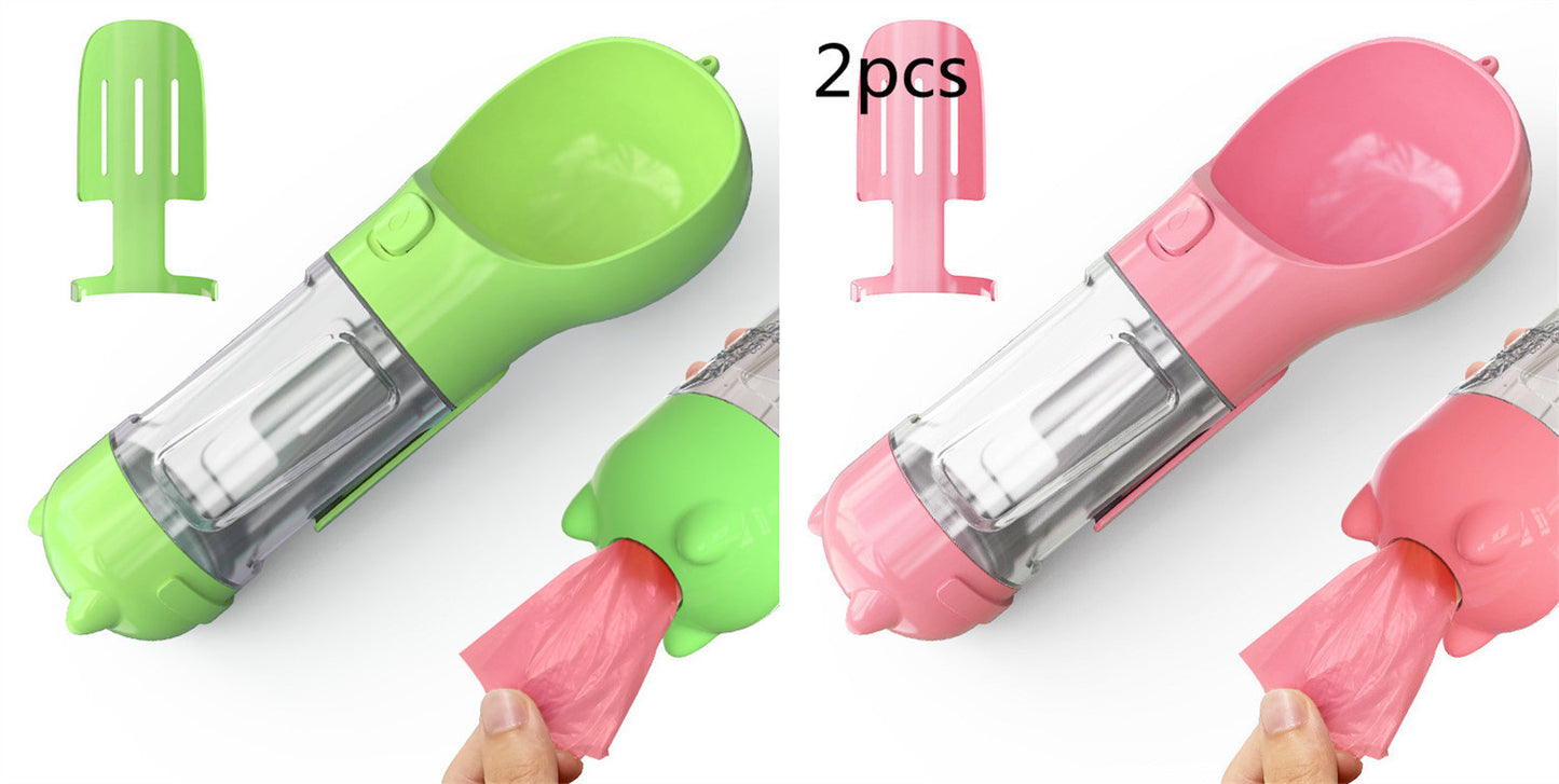 Feeder Bowl Garbage Bag Storage Portable Water Bottle