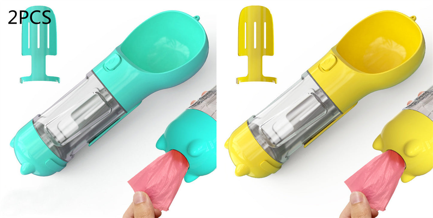 Feeder Bowl Garbage Bag Storage Portable Water Bottle