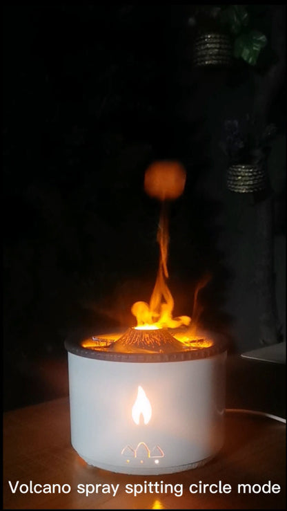 Creative Ultrasonic Essential Oil Humidifier Volcano Aromatherapy Machine Spray