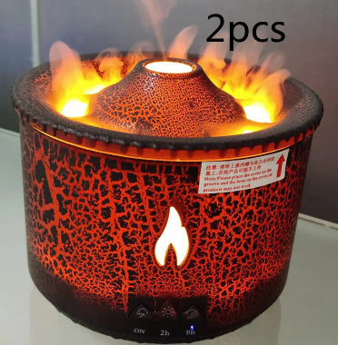 Creative Ultrasonic Essential Oil Humidifier Volcano Aromatherapy Machine Spray