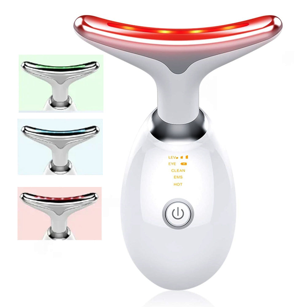 Neck Face Massager Skin Care Facial Massage Device With 3 Massage Modes For Skin Rejuvenation