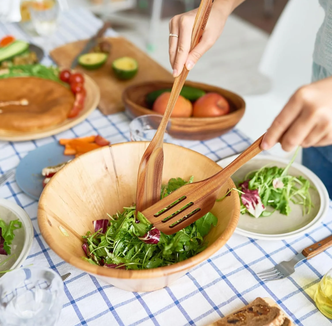 Natural Wood Cooking Utensil Set