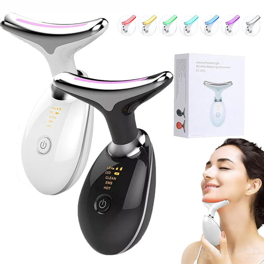 Neck Face Massager Skin Care Facial Massage Device With 3 Massage Modes For Skin Rejuvenation