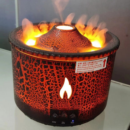 Creative Ultrasonic Essential Oil Humidifier Volcano Aromatherapy Machine Spray